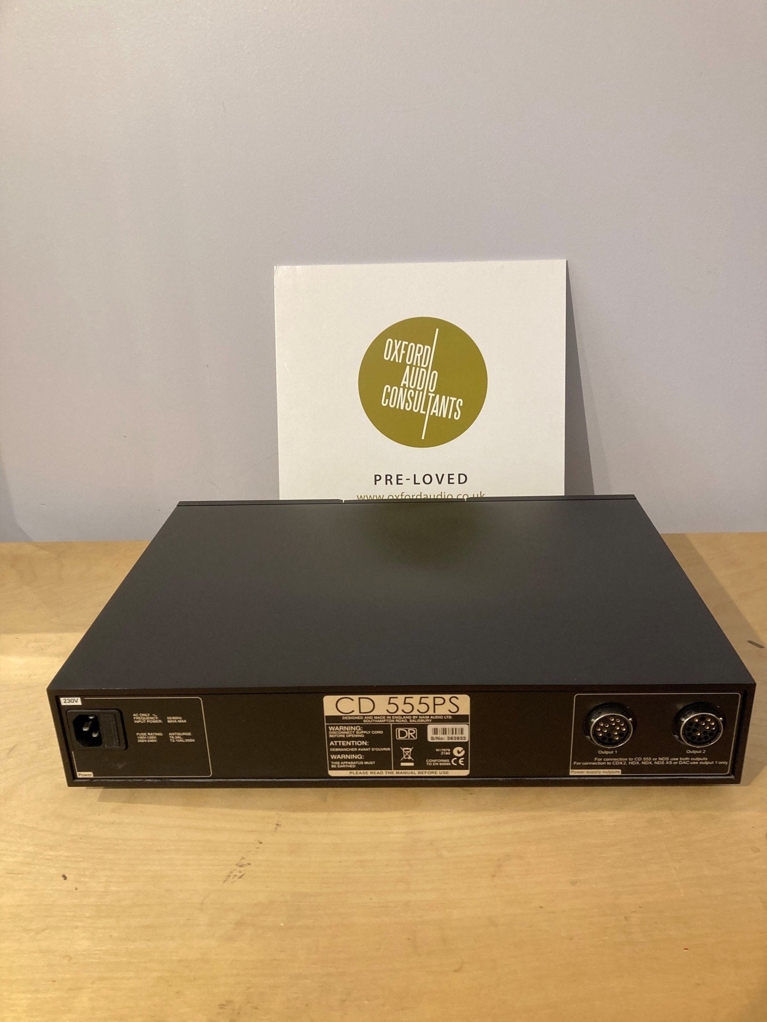 Naim NAP555 DR Power supply - previously owned - excellent condition - Oxford Audio Consultants