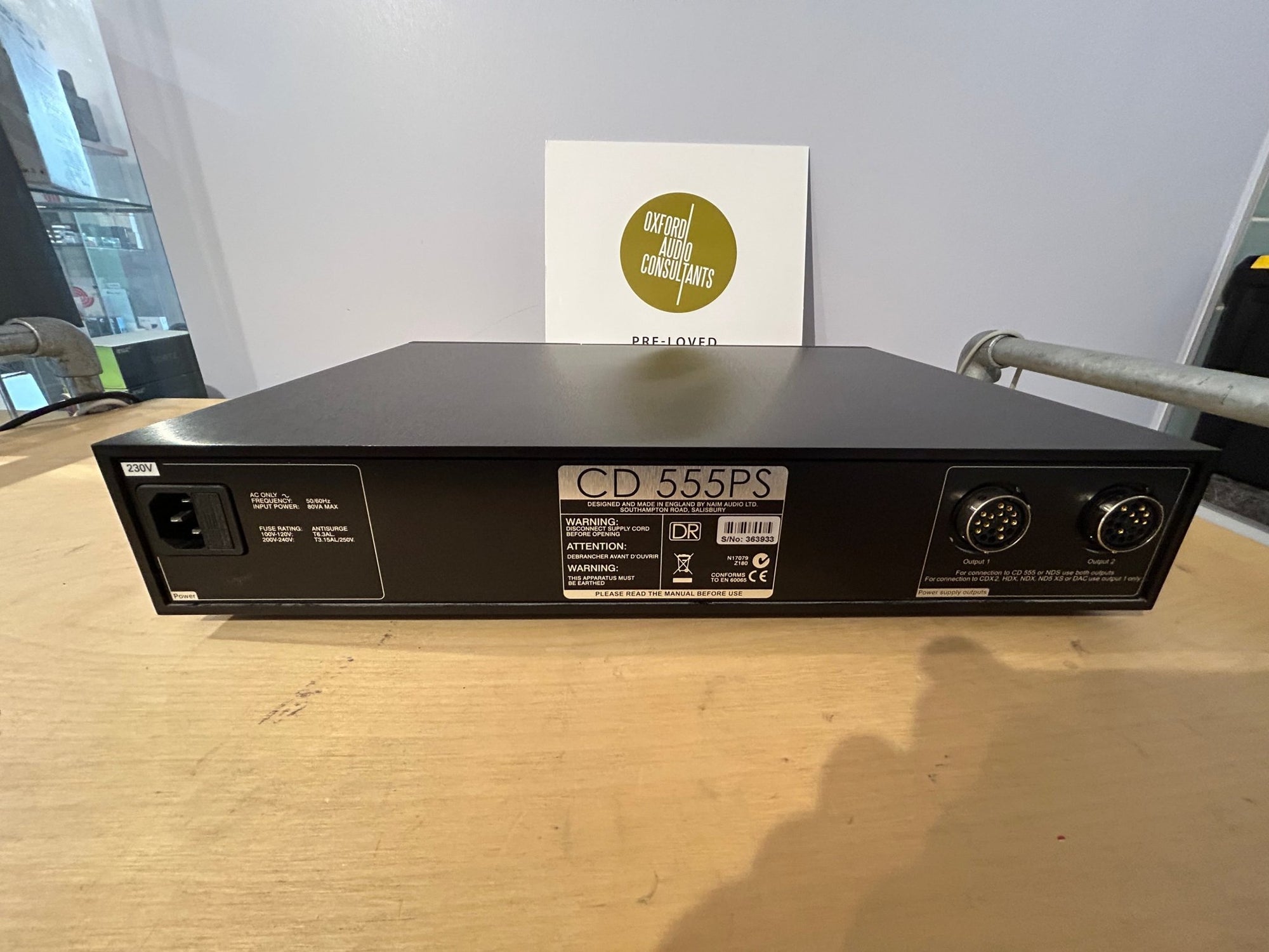 Naim NAP555 DR Power supply - previously owned - excellent condition - Oxford Audio Consultants