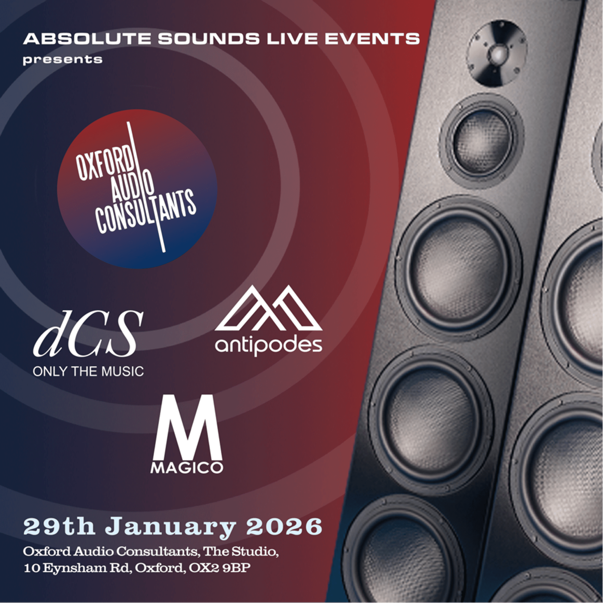 Absolute Sounds Live Event - Not to be missed!