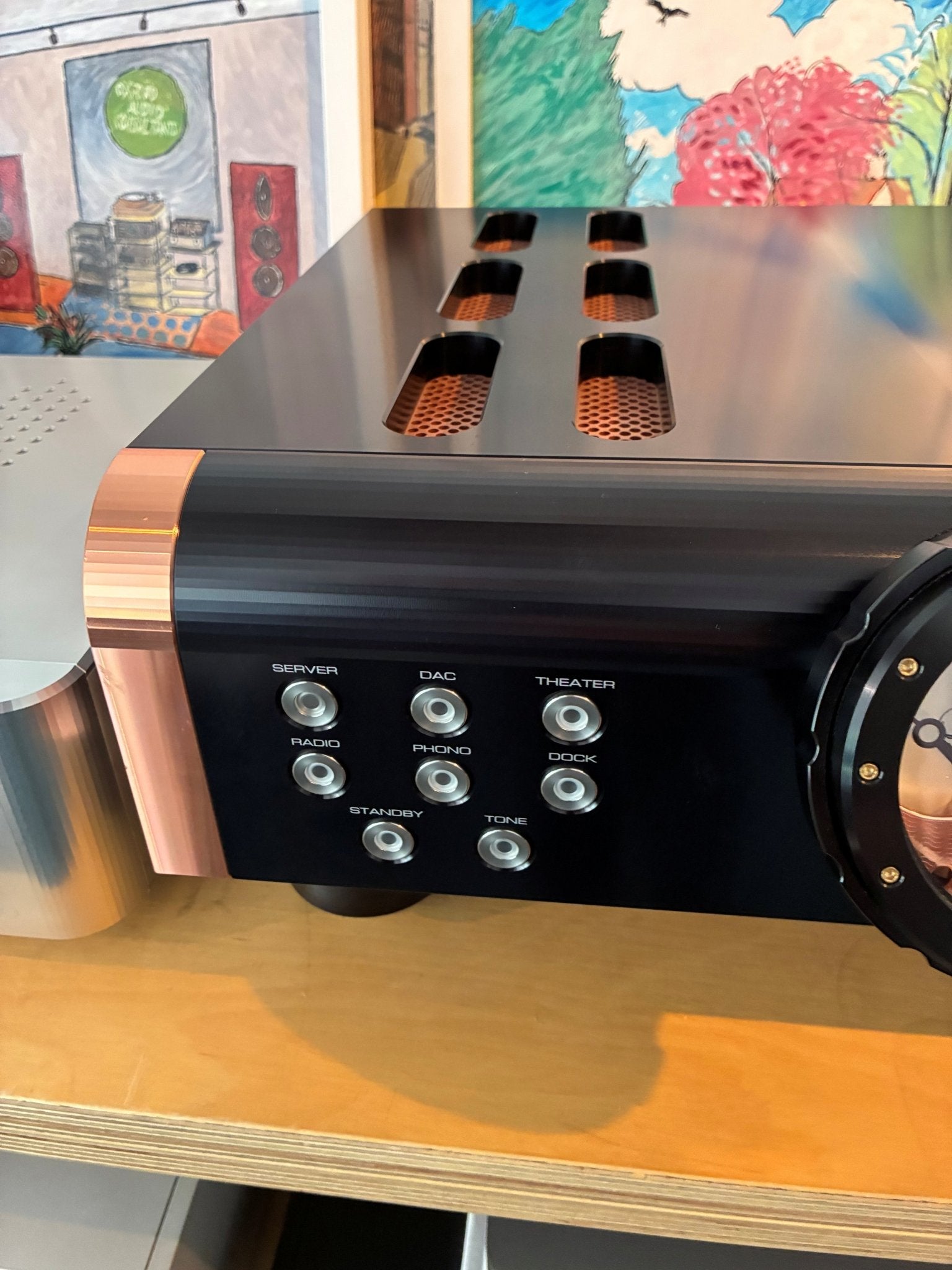 Dan D’Agostino Momentum HD Preamplifier in Black - pre owned - Oxford Audio Consultants