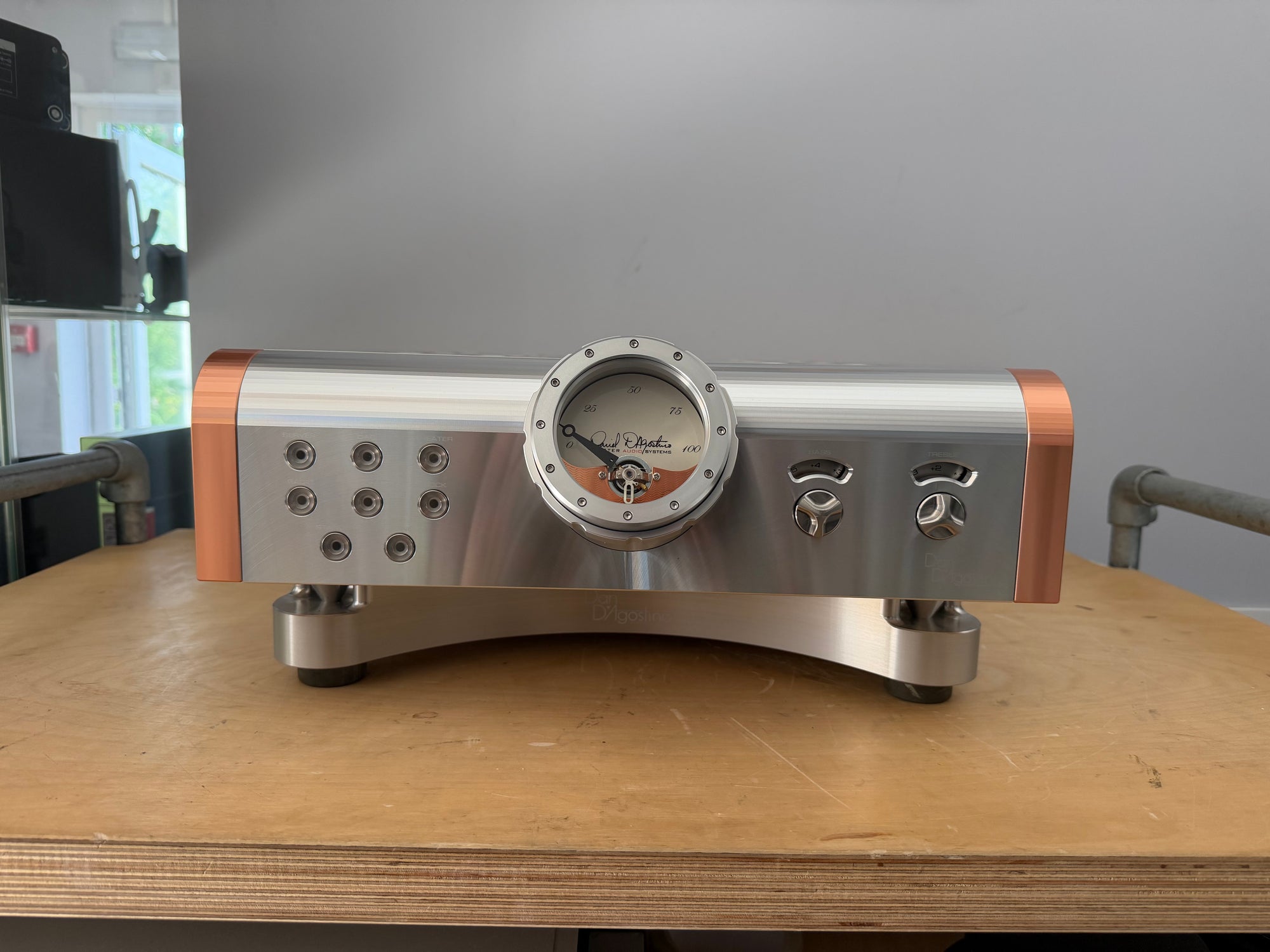 Dan D'Agostino Momentum HD preamp in silver