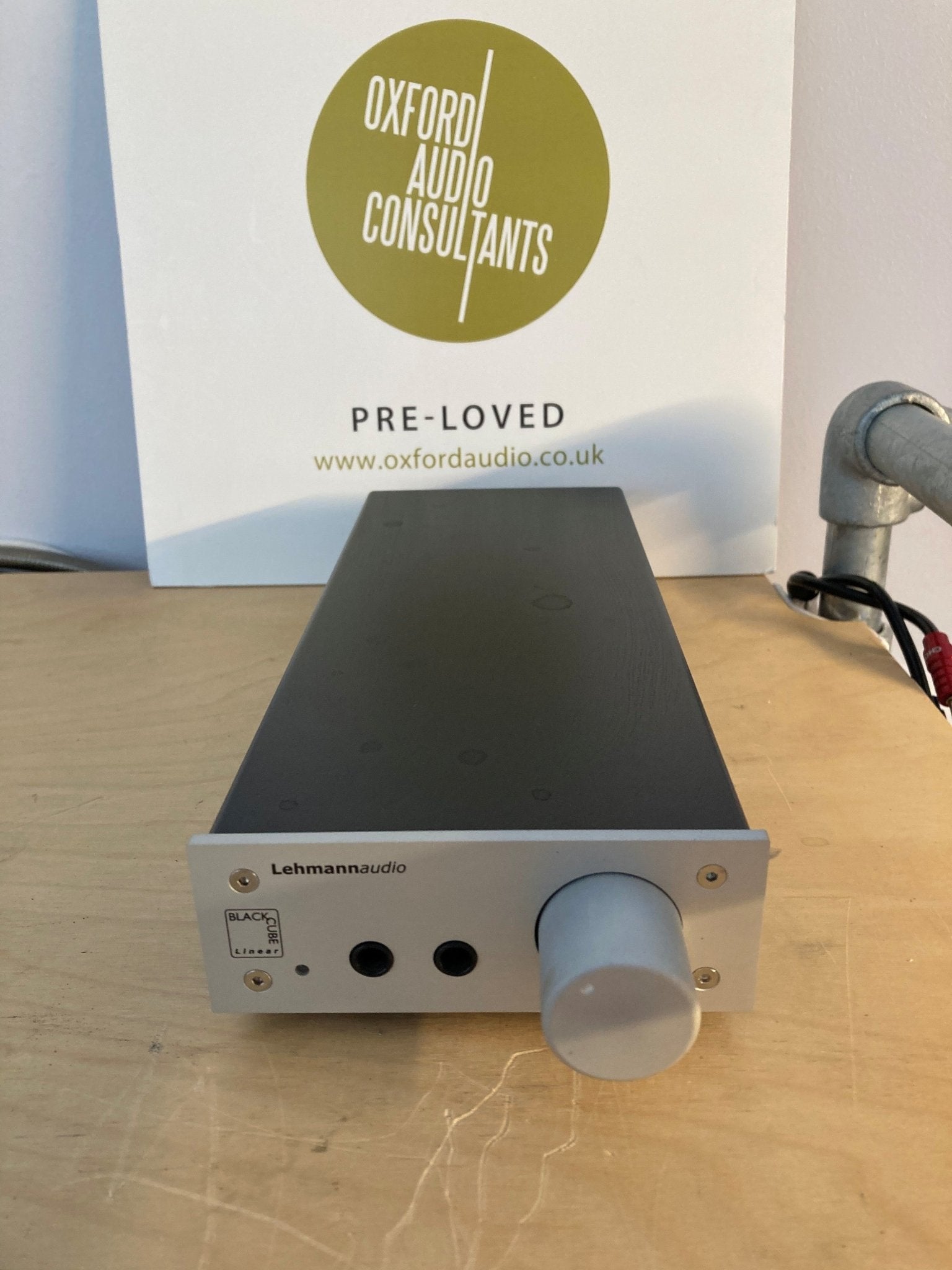 Lehmann Linear Black Cube Headphone amplifier - Oxford Audio Consultants