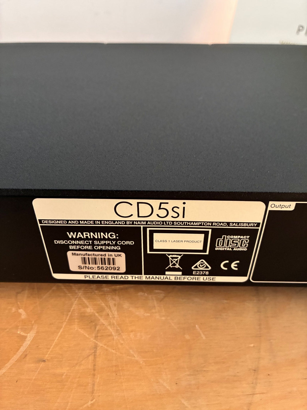 Naim CD5 si - Previously owned - Oxford Audio Consultants