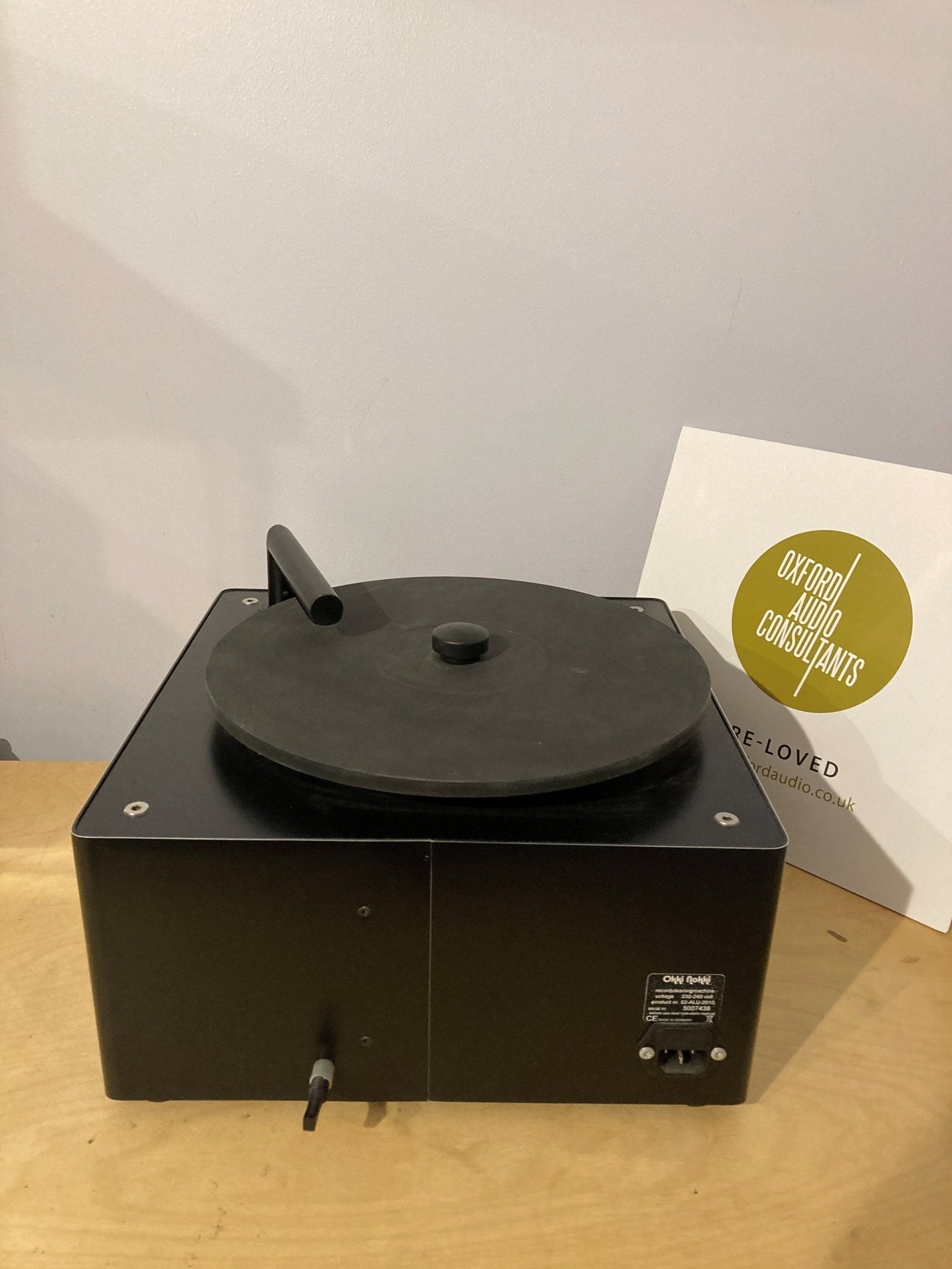 Okki Nokki Record cleaning machine - Oxford Audio Consultants