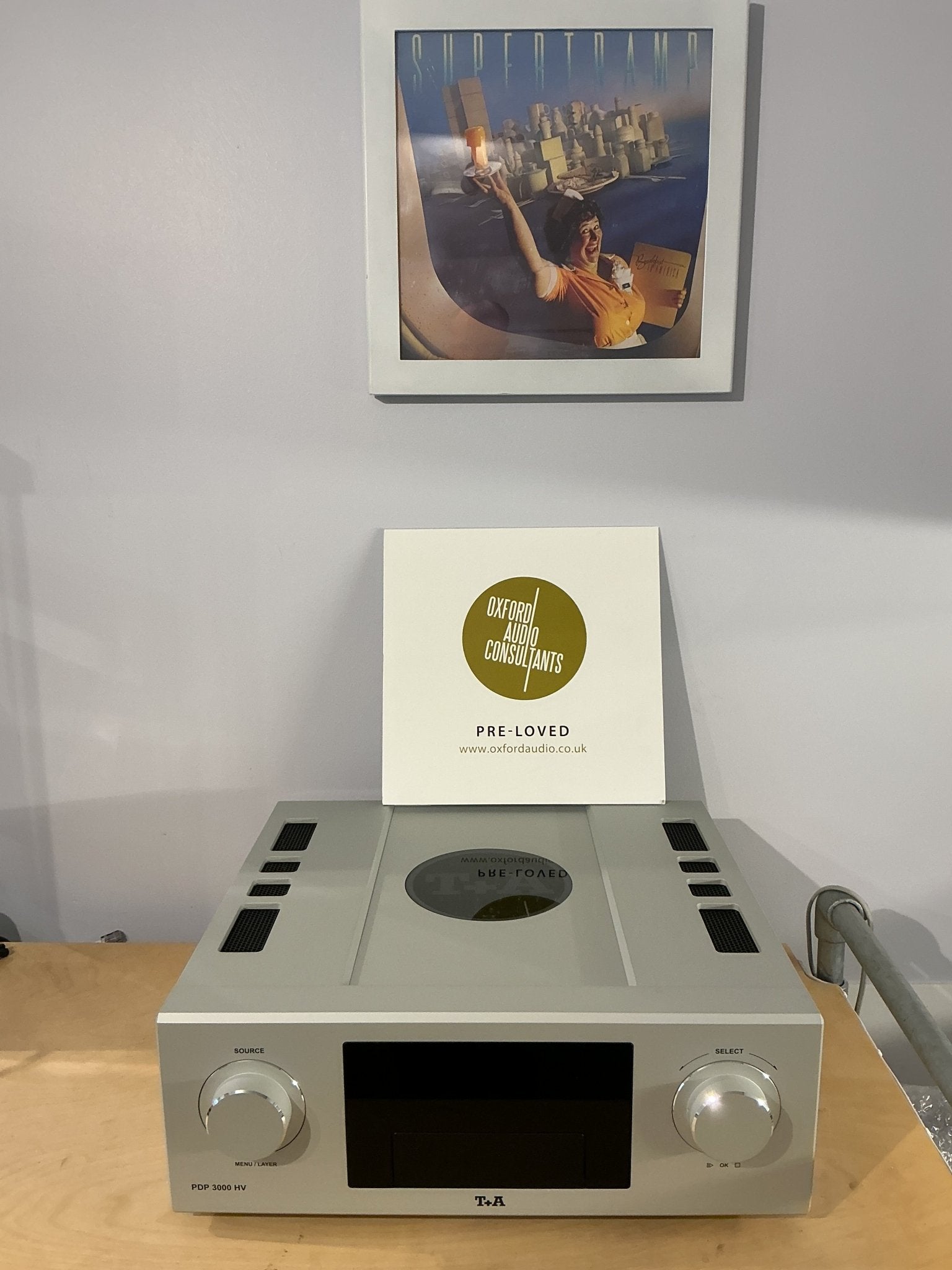T+A PDP3000 HV - CD/SACD Player with DSD/PCM DAC - Silver - Oxford Audio Consultants